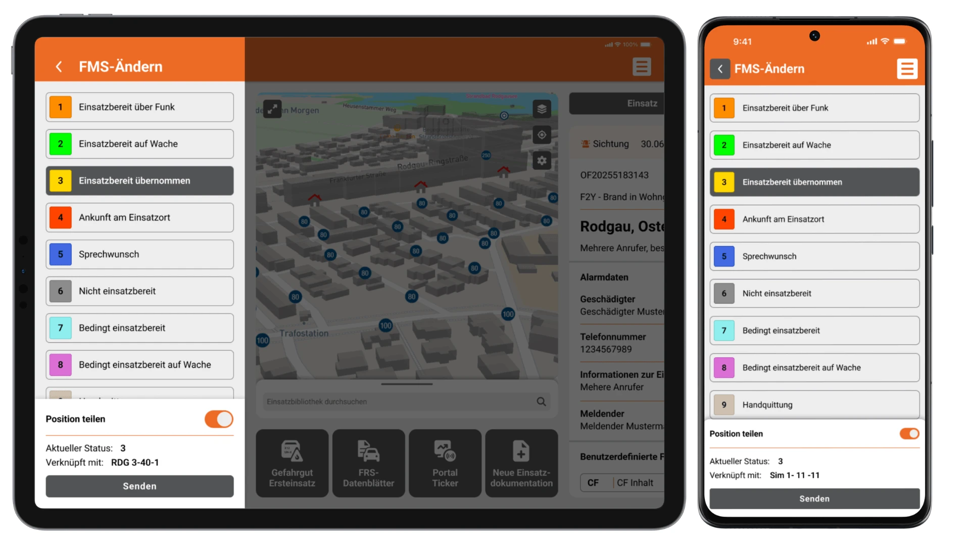 Statusverarbeitung PLUS - Status-senden-2